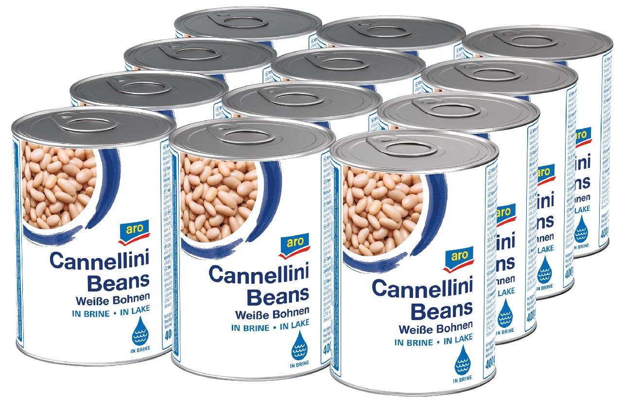 aro Witte Bonen 12 x 425 ml