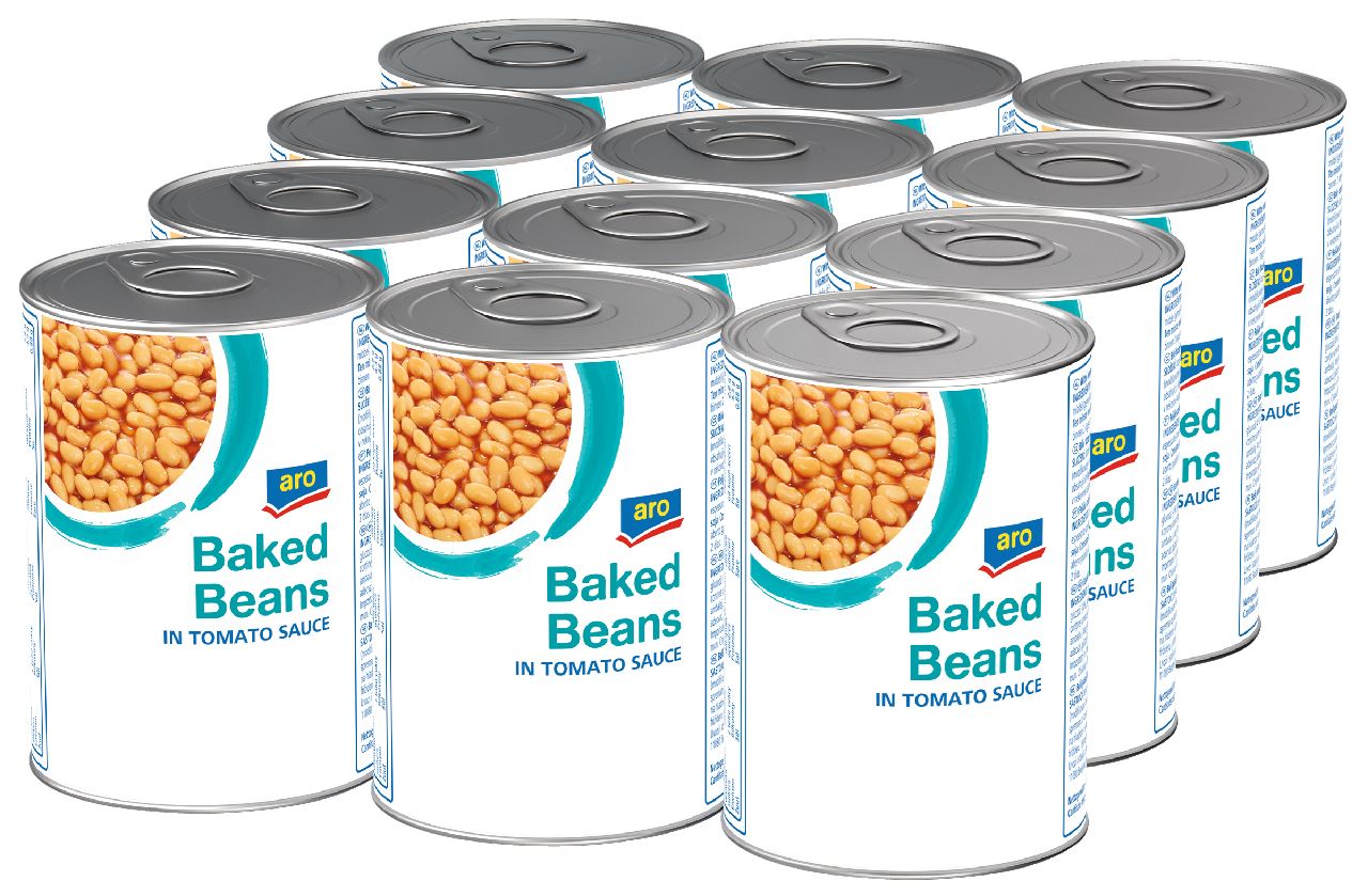 aro Witte Bonen in Tomatensaus 12 x 425 ml