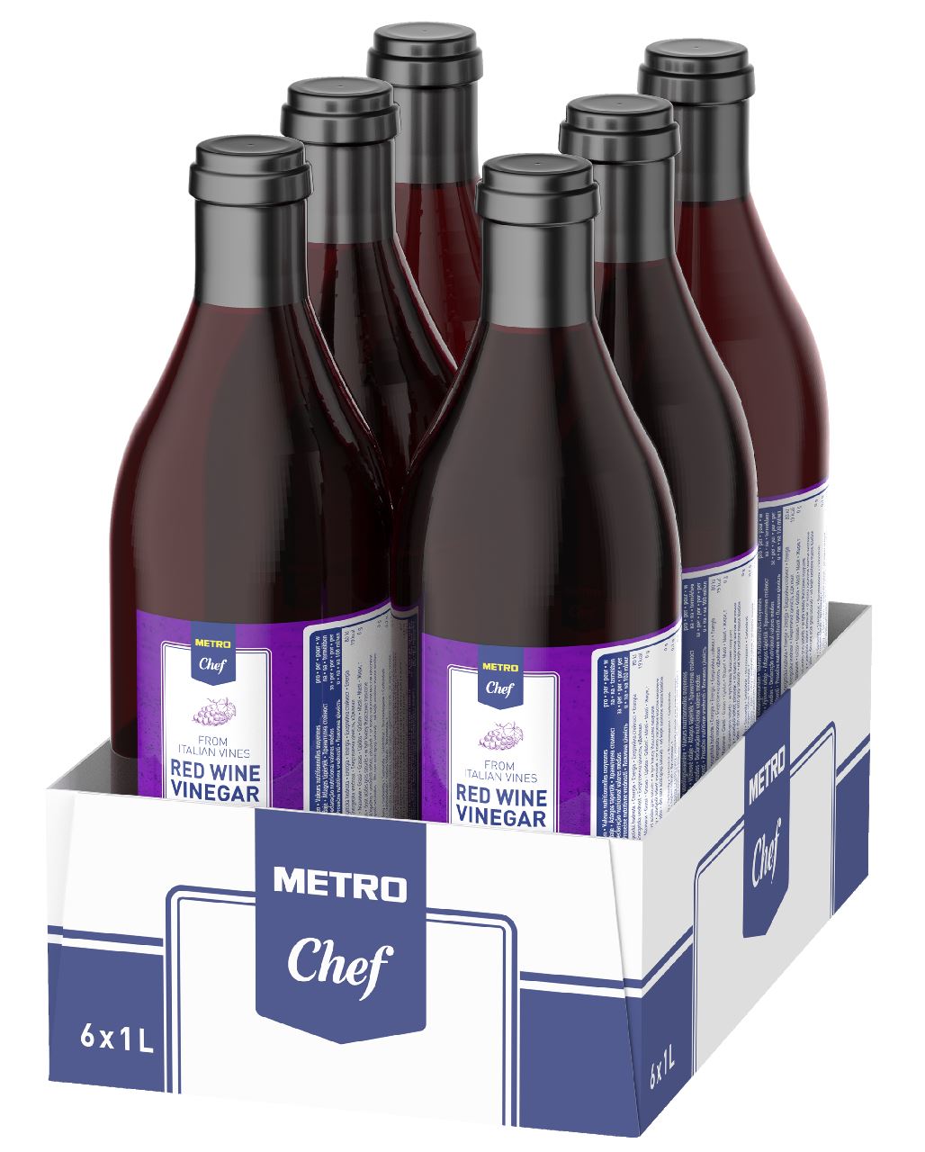 METRO Chef Rode Wijnazijn 6 x 1 l