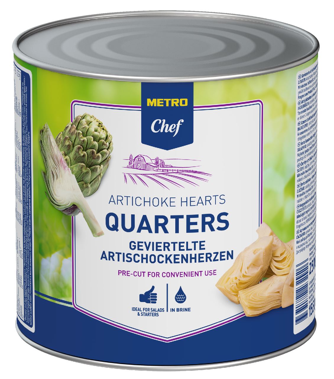 METRO Chef Artisjok Kwarten 2,65 l