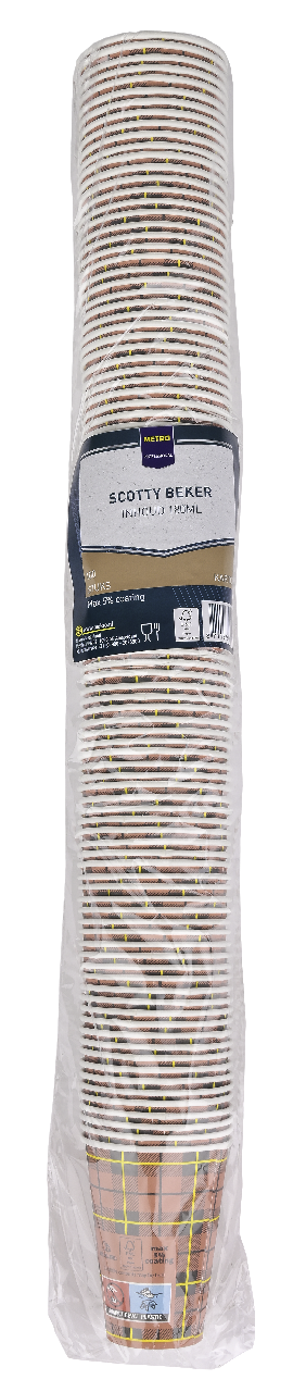 METRO PROFESSIONAL Scotty Beker 180 ml 100 stuks *