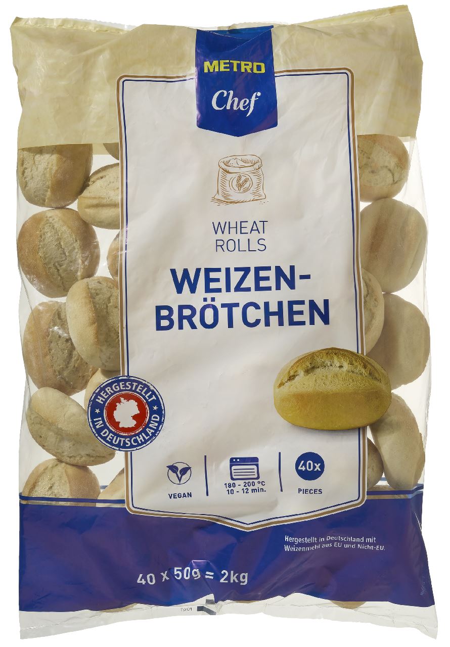 METRO Chef Duitse Broodjes 40 x 50 g