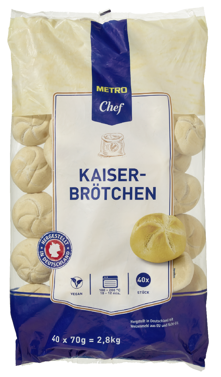 METRO Chef Kaiserbroodjes 40 x 70 g