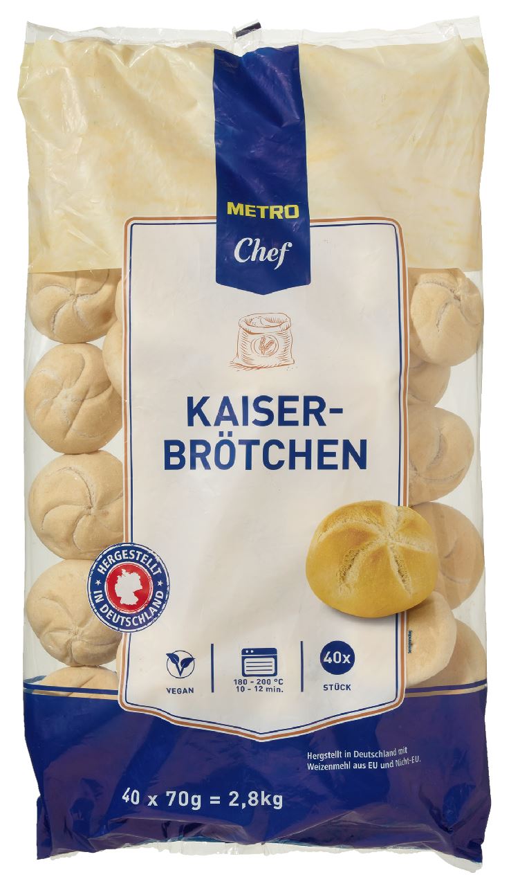METRO Chef Kaiserbroodjes 40 x 70 g