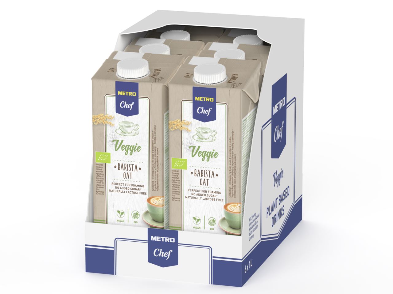 METRO Chef Bio Barista Havermelk 6 x 1 l
