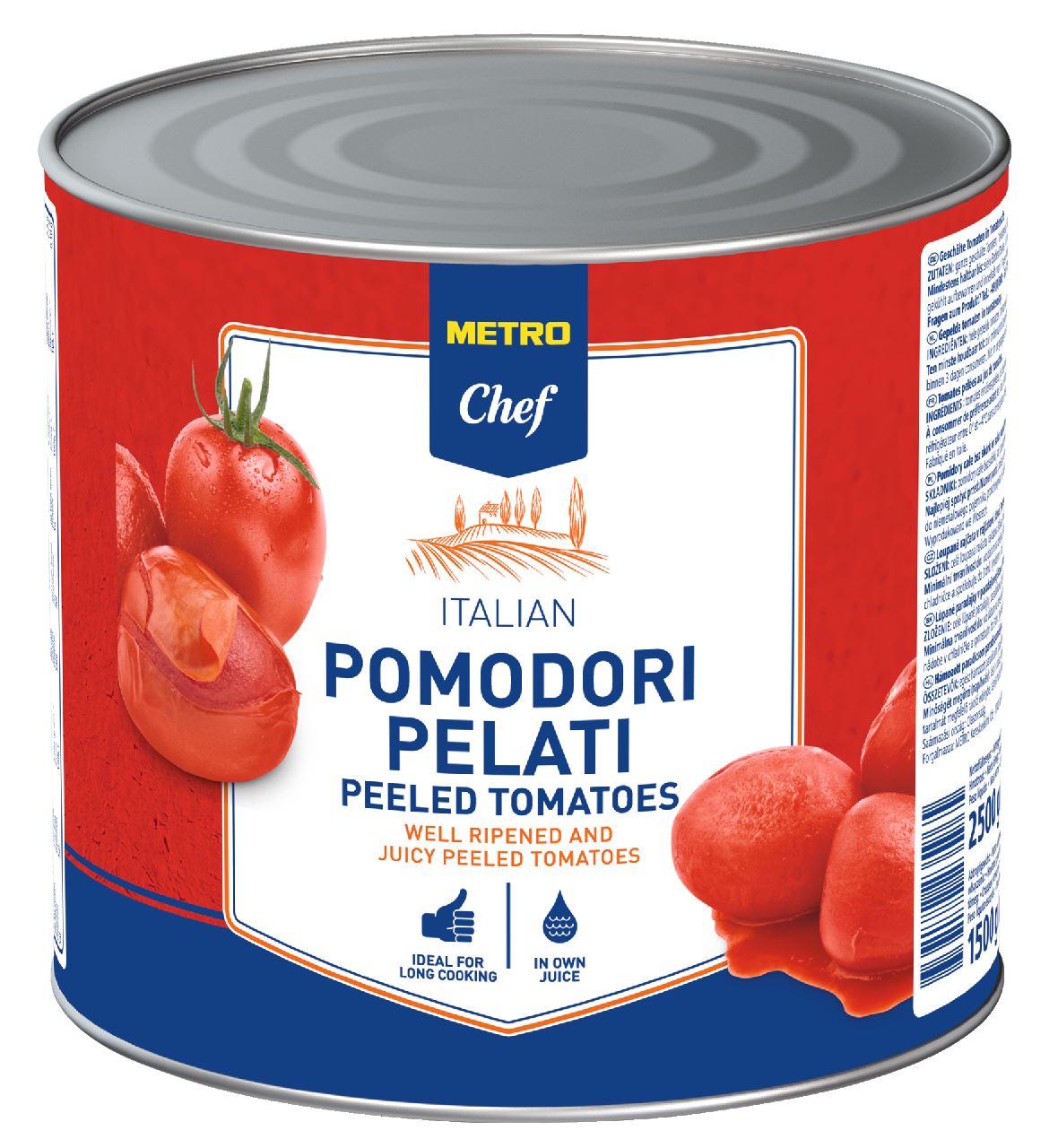 METRO Chef Gepelde Tomaten 2,5 kg