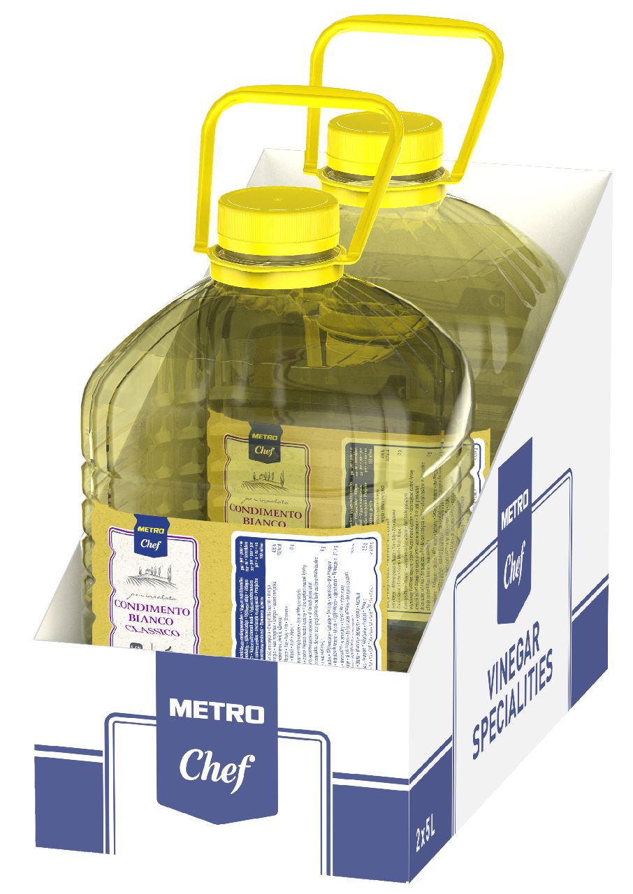 METRO Chef Witte Wijnazijn 2 x 5 l
