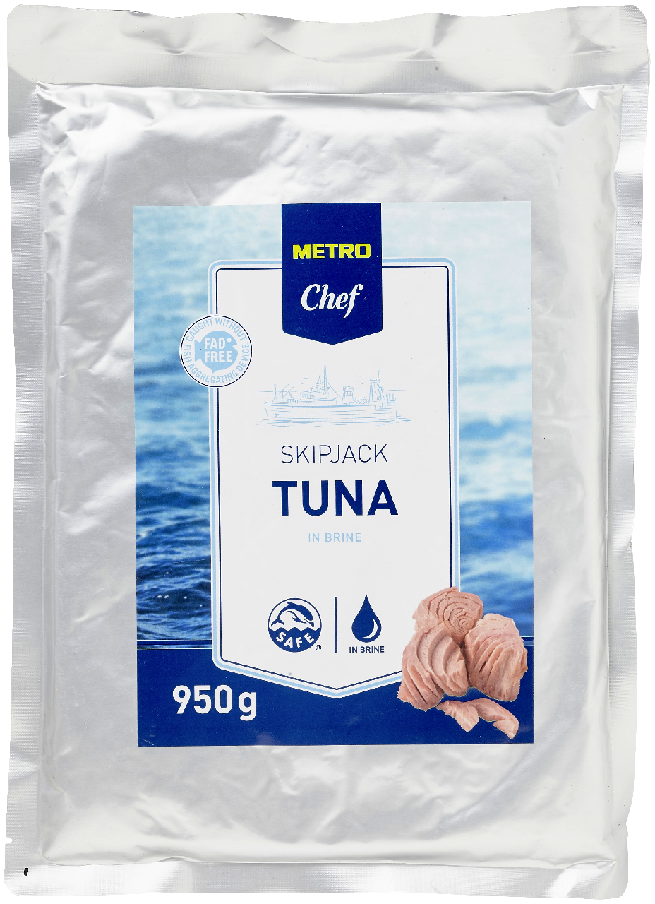 METRO Chef Tonijnstukken in Water pouch 1 kg