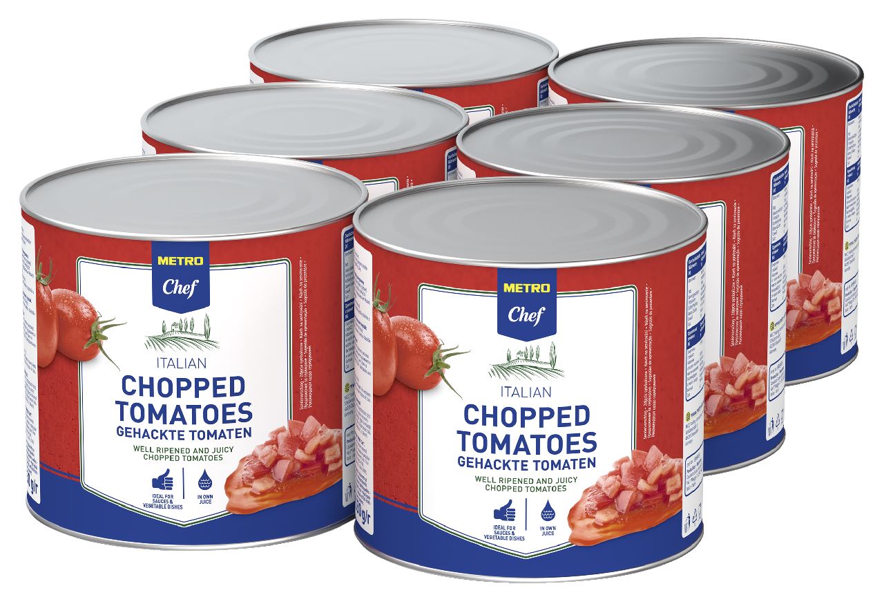METRO Chef Tomatenblokjes 6 x 2,55 kg