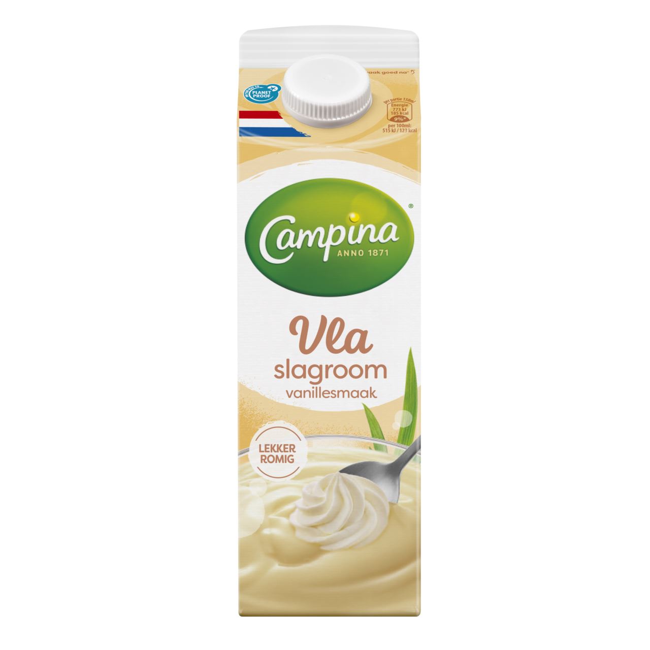 Campina Slagroomvla Vanille 1 l