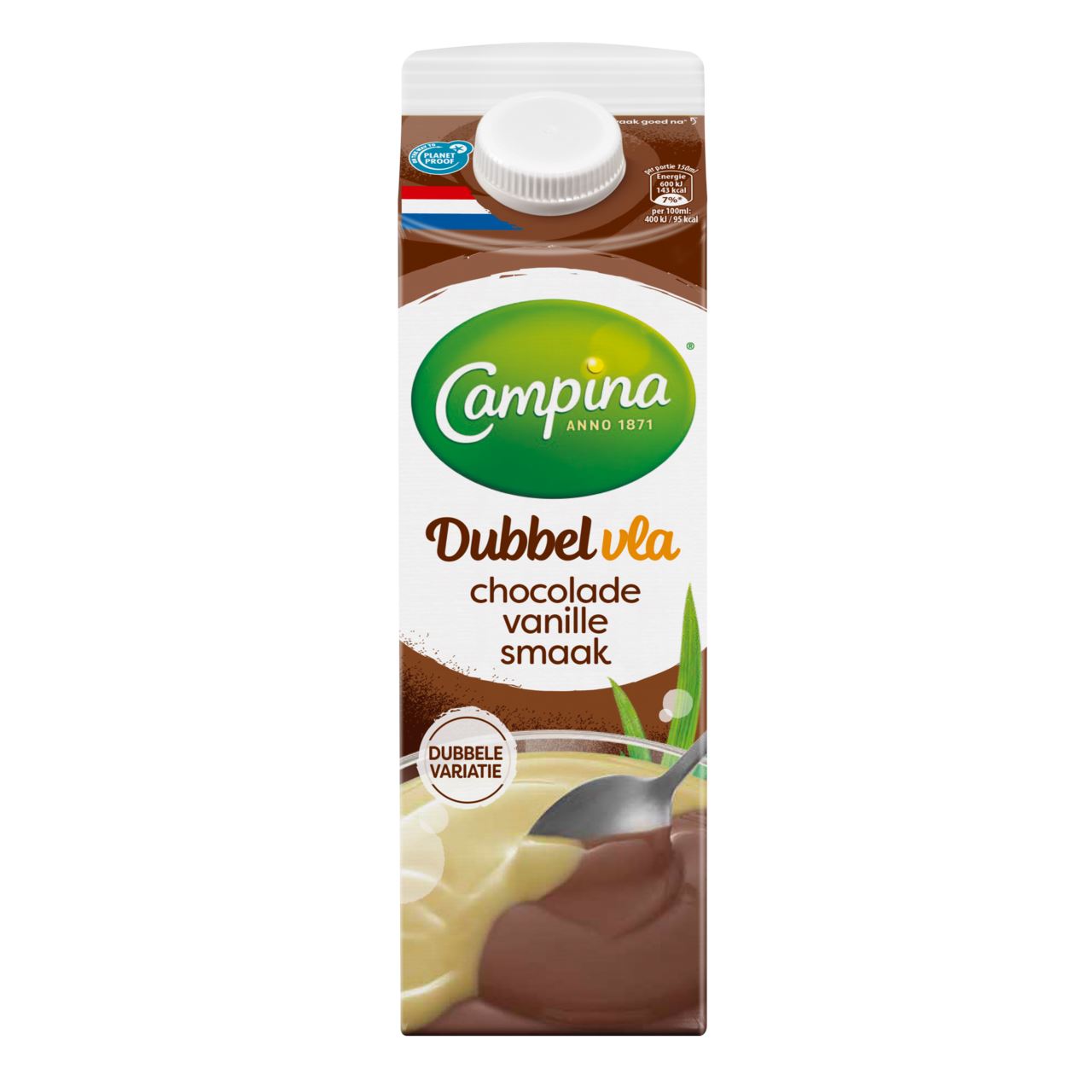 Campina Dubbelvla Choco Vanille 1 l