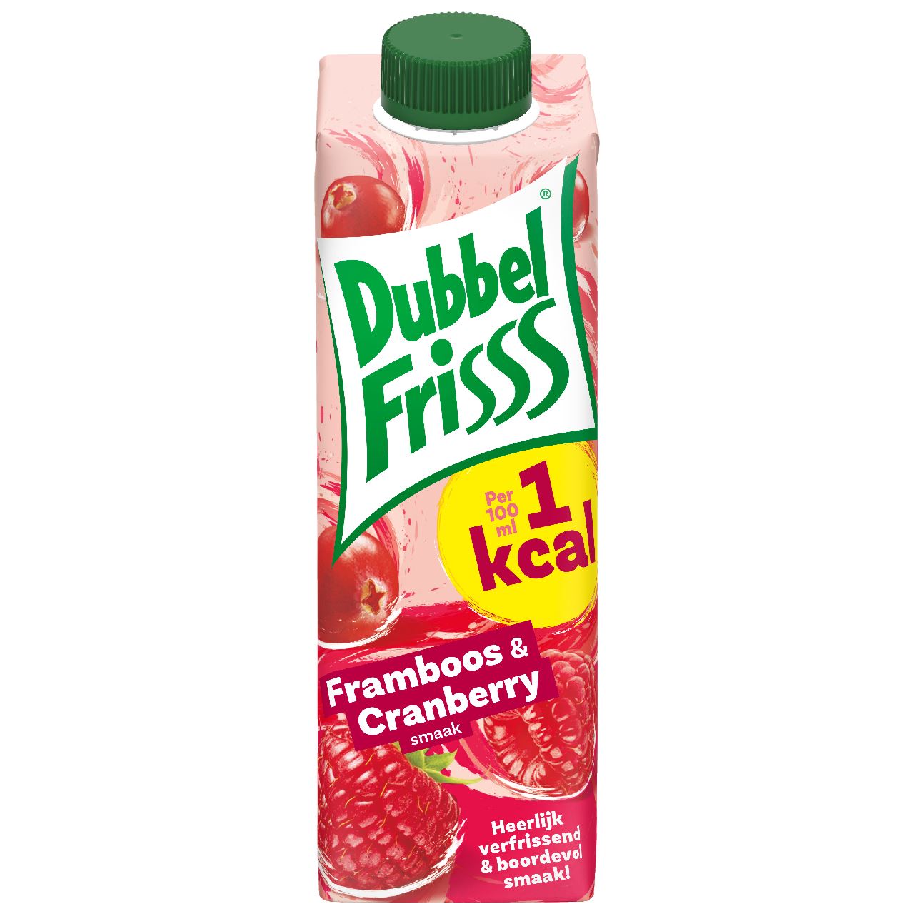 DubbelFrisss 1Kcal Framboos-Cranberry 8 x 35 cl