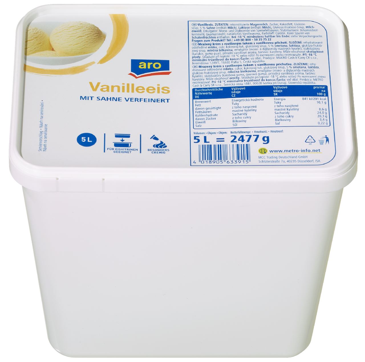 aro Schepijs Vanille 4 x 5 l *