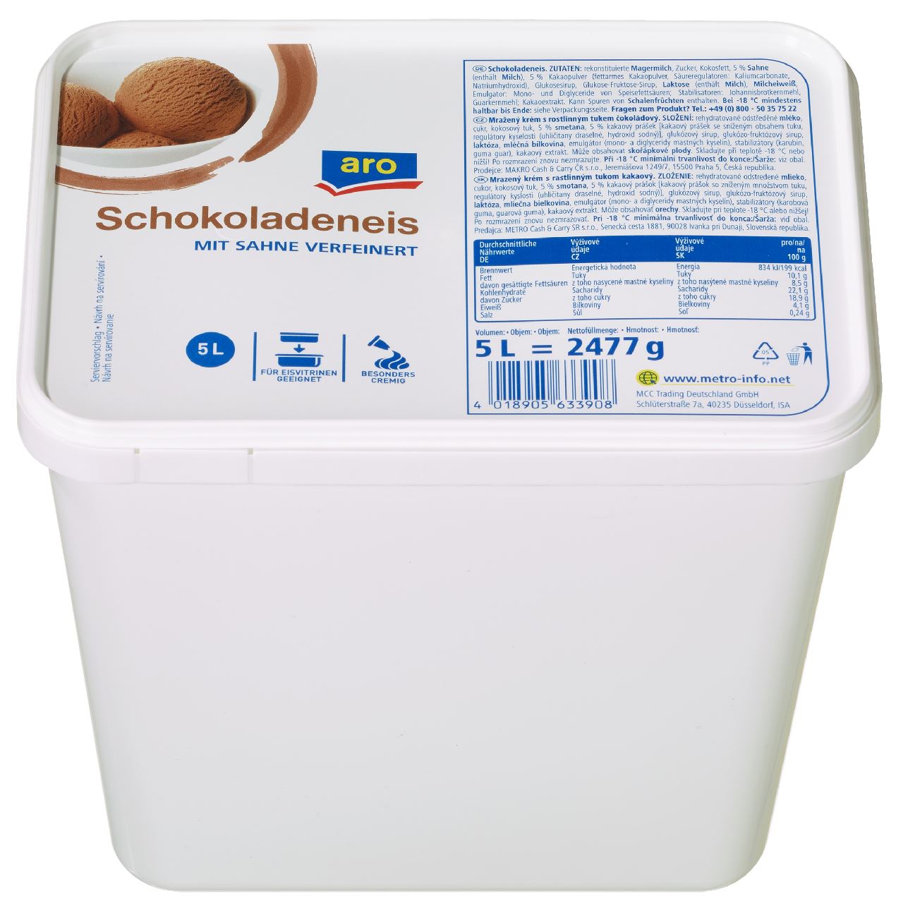 aro Schepijs Chocolade 5 l