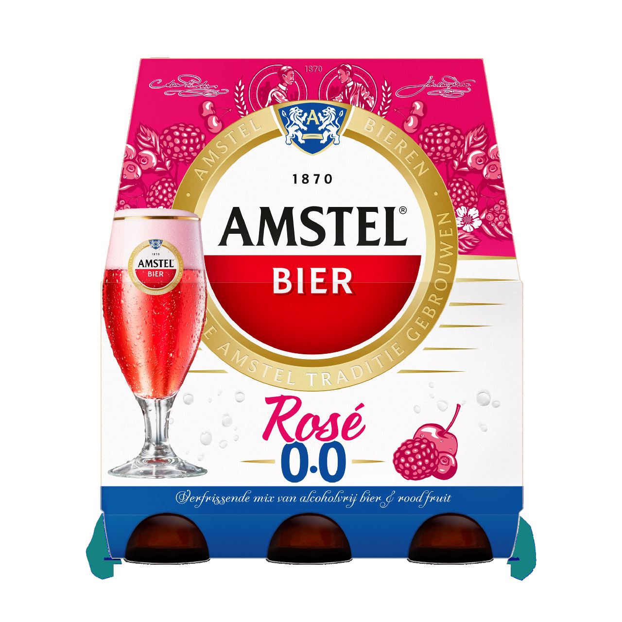 AMSTEL Rosé 0.0% krat 24 x 30 cl