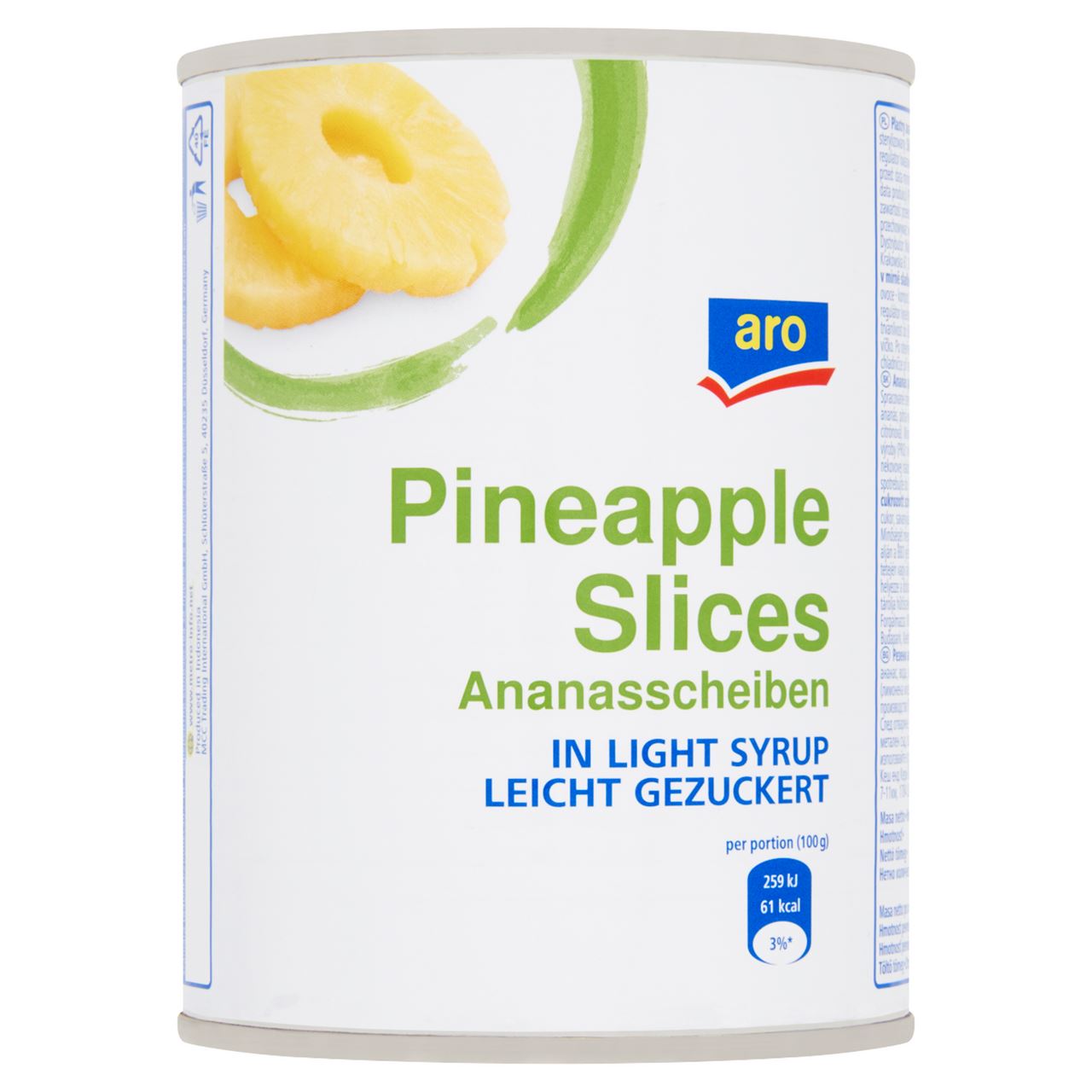 aro Ananasschijven op lichte siroop 3,1 l