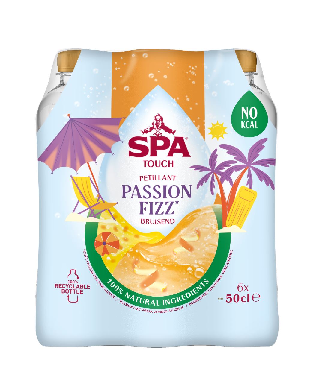 SPA Touch Passion Fizz 6 x 50 cl