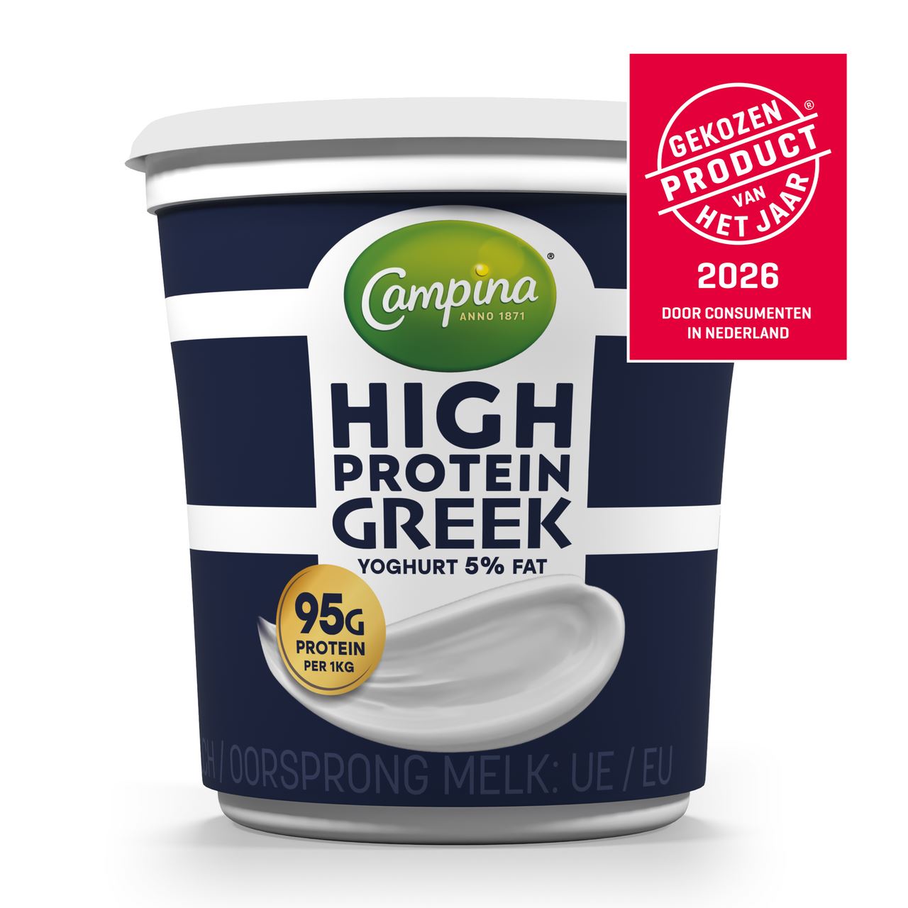 Campina High Proteïne Griekse Yoghurt 5% vet 1 kg