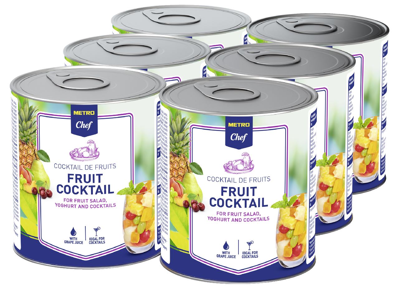 METRO Chef Fruit Cocktail 6 x 850 ml