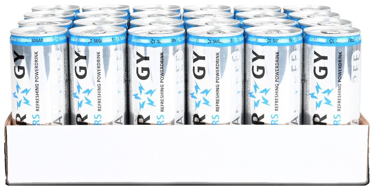 SLAMMERS Energy Drink Sugar Free 24 x 25 cl