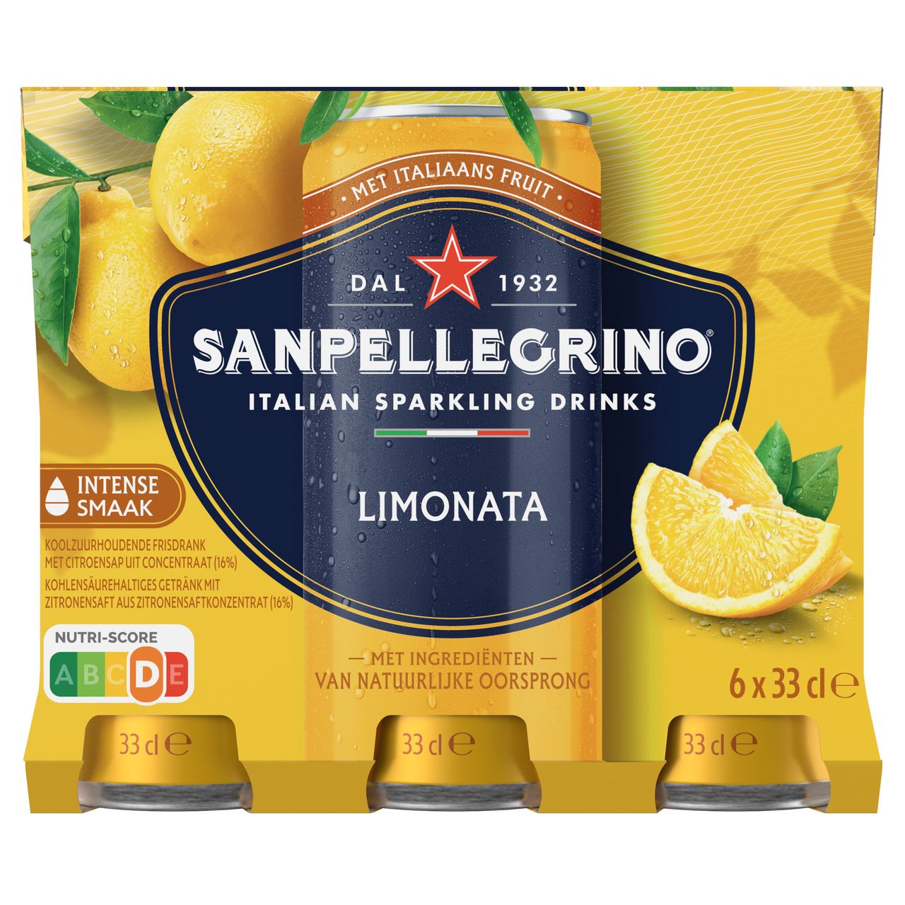 San Pellegrino Limonata 6 x 33 cl