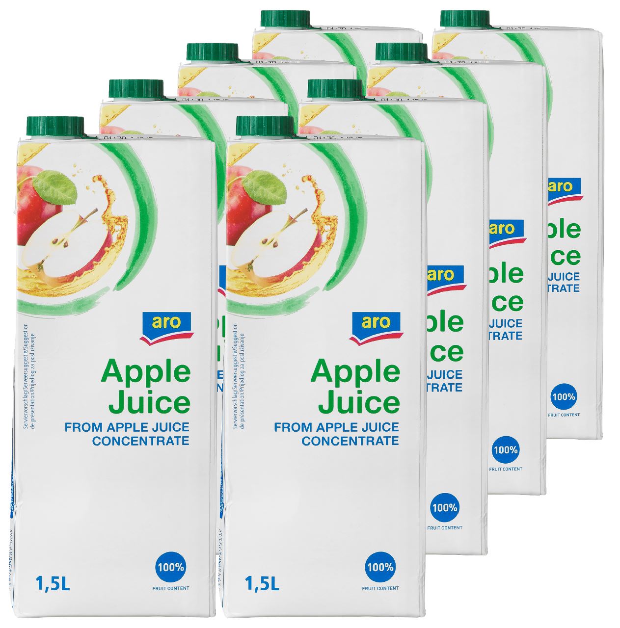 aro Apple Juice 8 x 1,5 l
