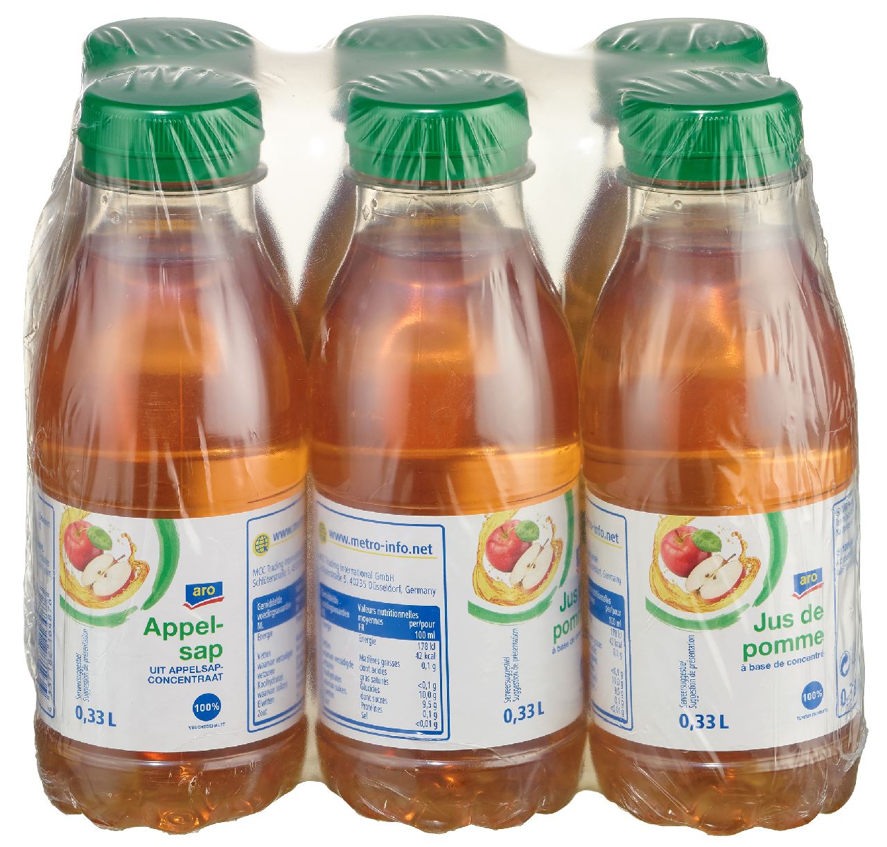 aro Apple Juice pet 6 x 33 cl