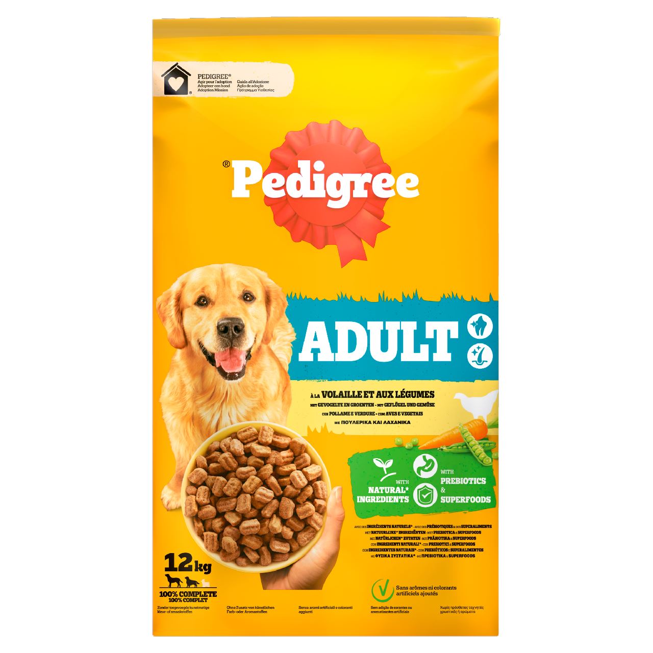 Pedigree Gevolgelte & Groente 12 kg