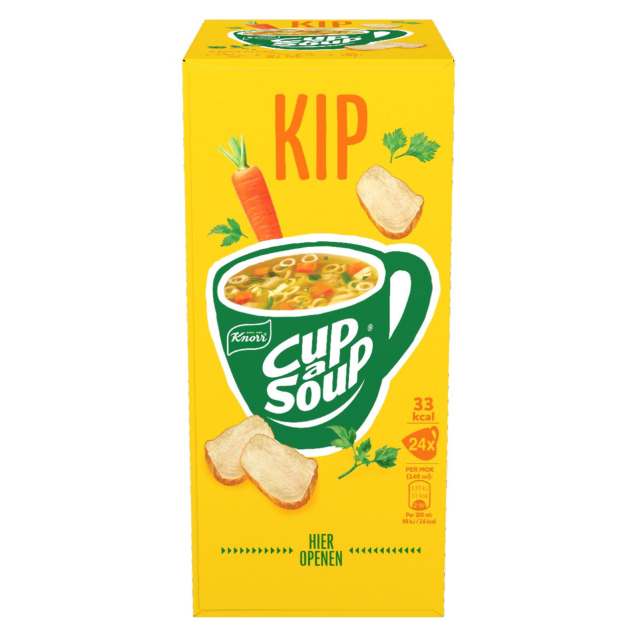 Knorr Cup-a-Soup Kip 24 x 140 ml 216 g