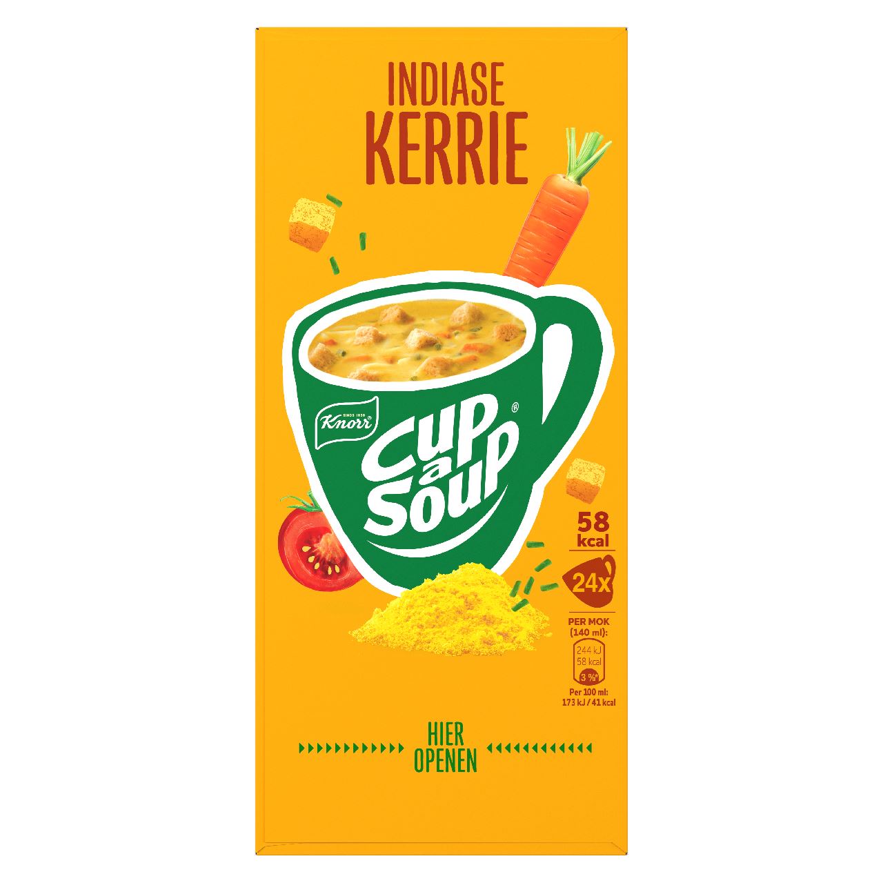 Knorr Cup-a-Soup Indiase Kerrie 24 x 140 ml