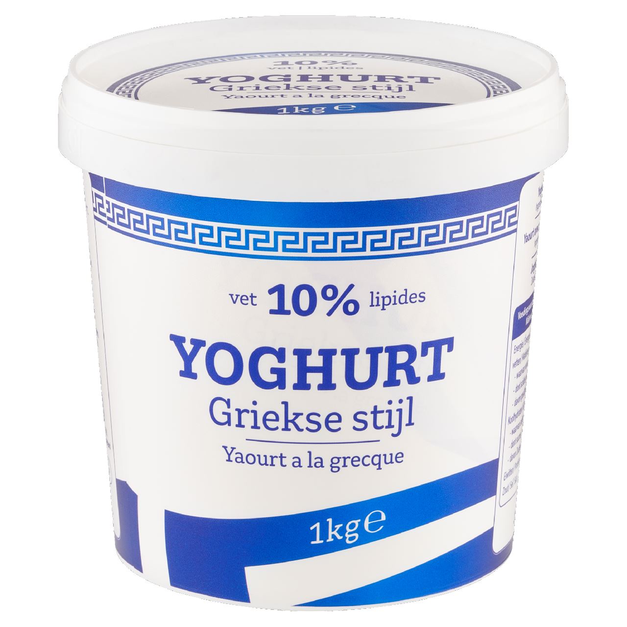 Konings Griekse Stijl Yoghurt 10% 6 x 1 kg