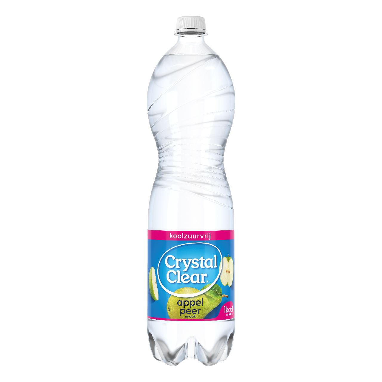 Crystal Clear Appel Peer Koolzuurvrij PET 6 x 1,5 l