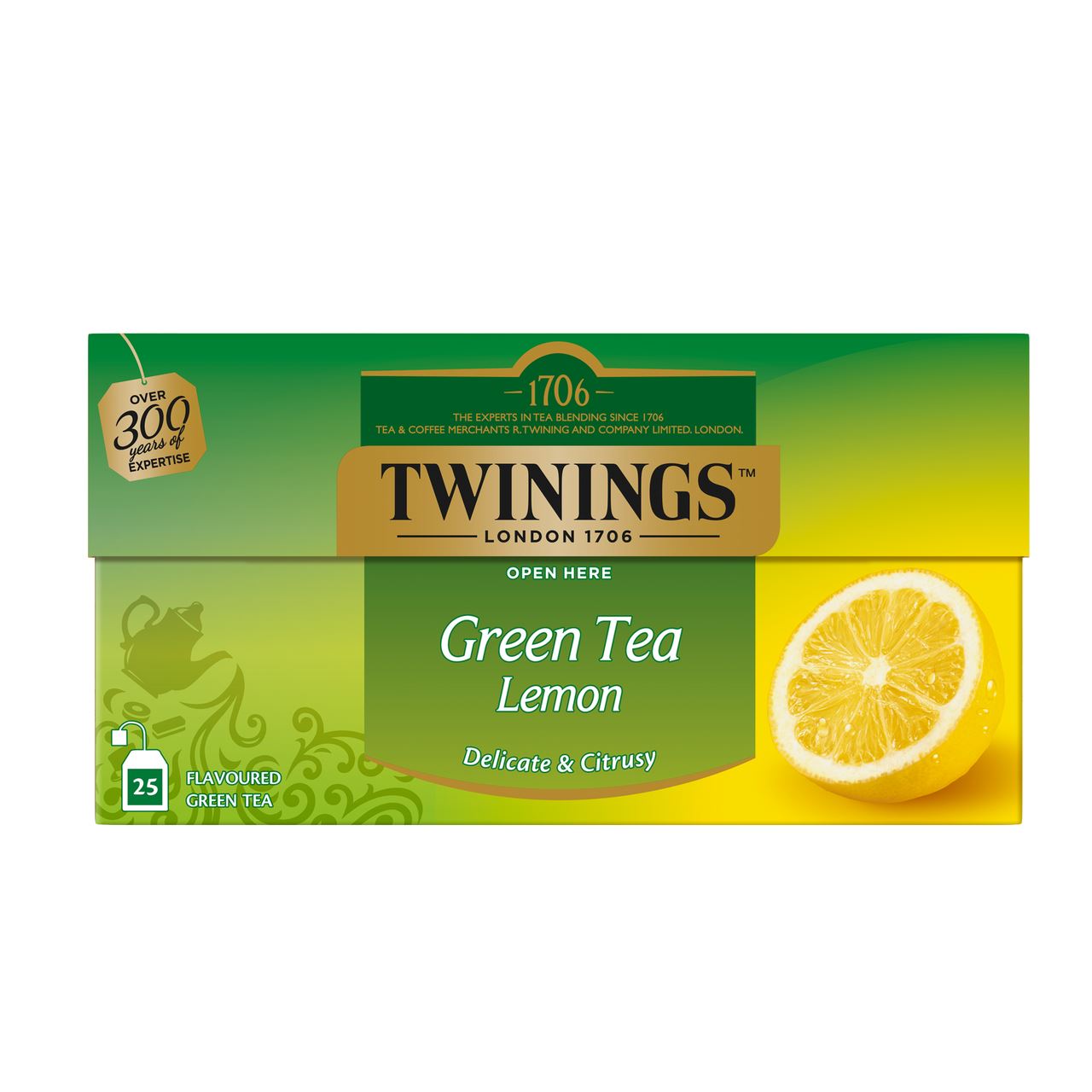 Twinings Groene Thee Citroen 25 x 40 g
