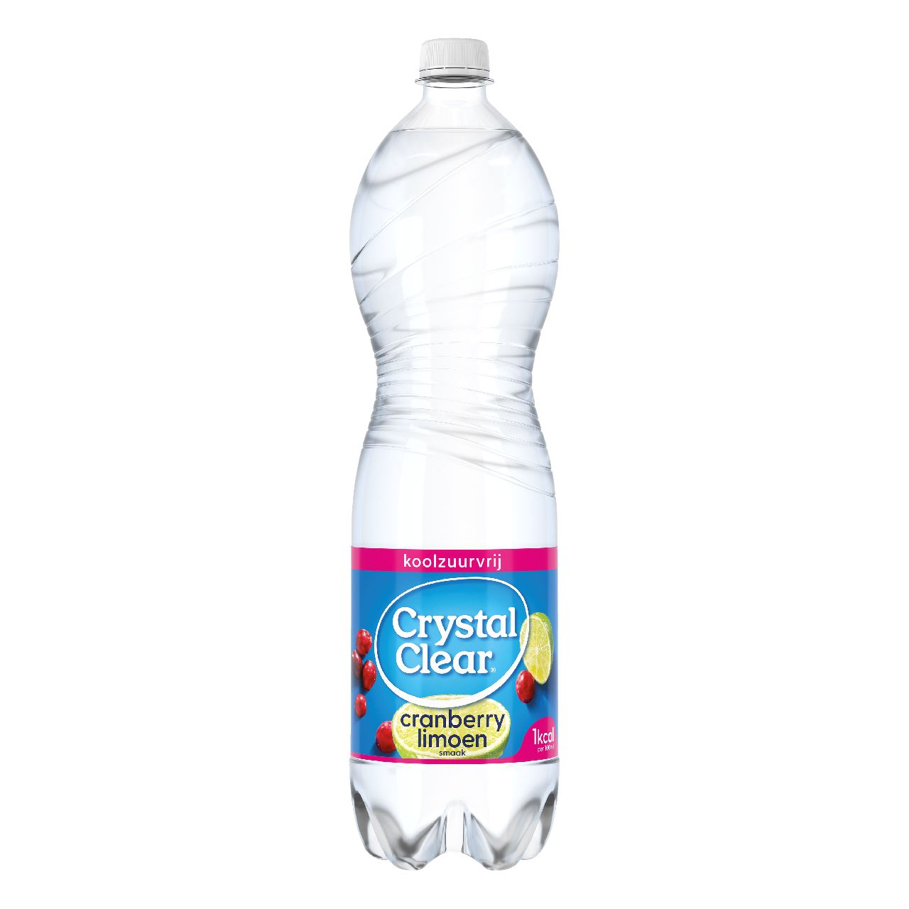 Crystal Clear Cranberry Limoen Koolzuurvrij PET 6 x 1,5 l