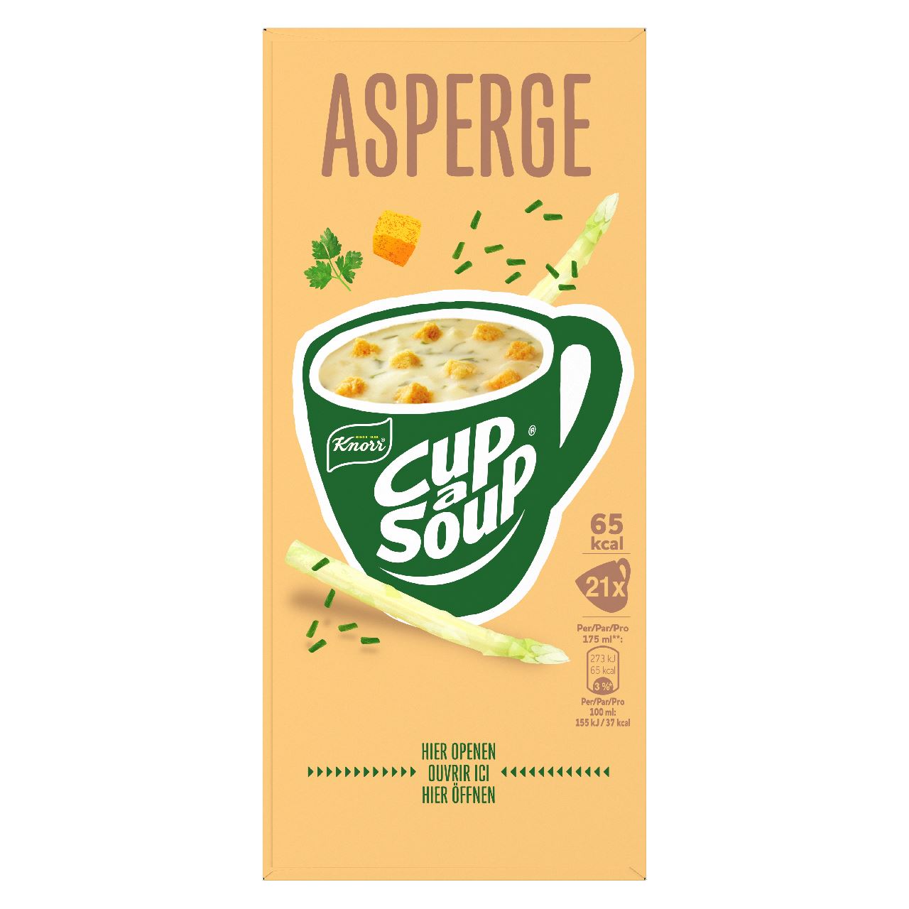 Knorr Cup-a-Soup Asperge 21 x 175 ml 315 g