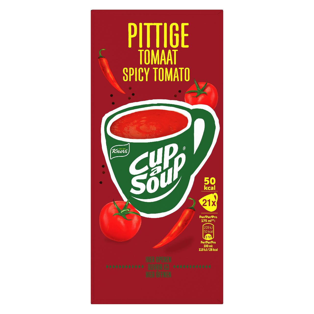 Knorr Cup-a-Soup Spicy Tomato 21 x 175 ml 336 g