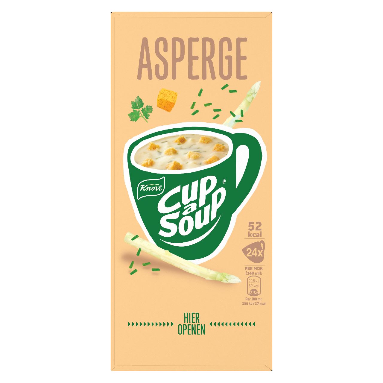 Knorr Cup-a-Soup Asperge 24 x 140 ml 288 g