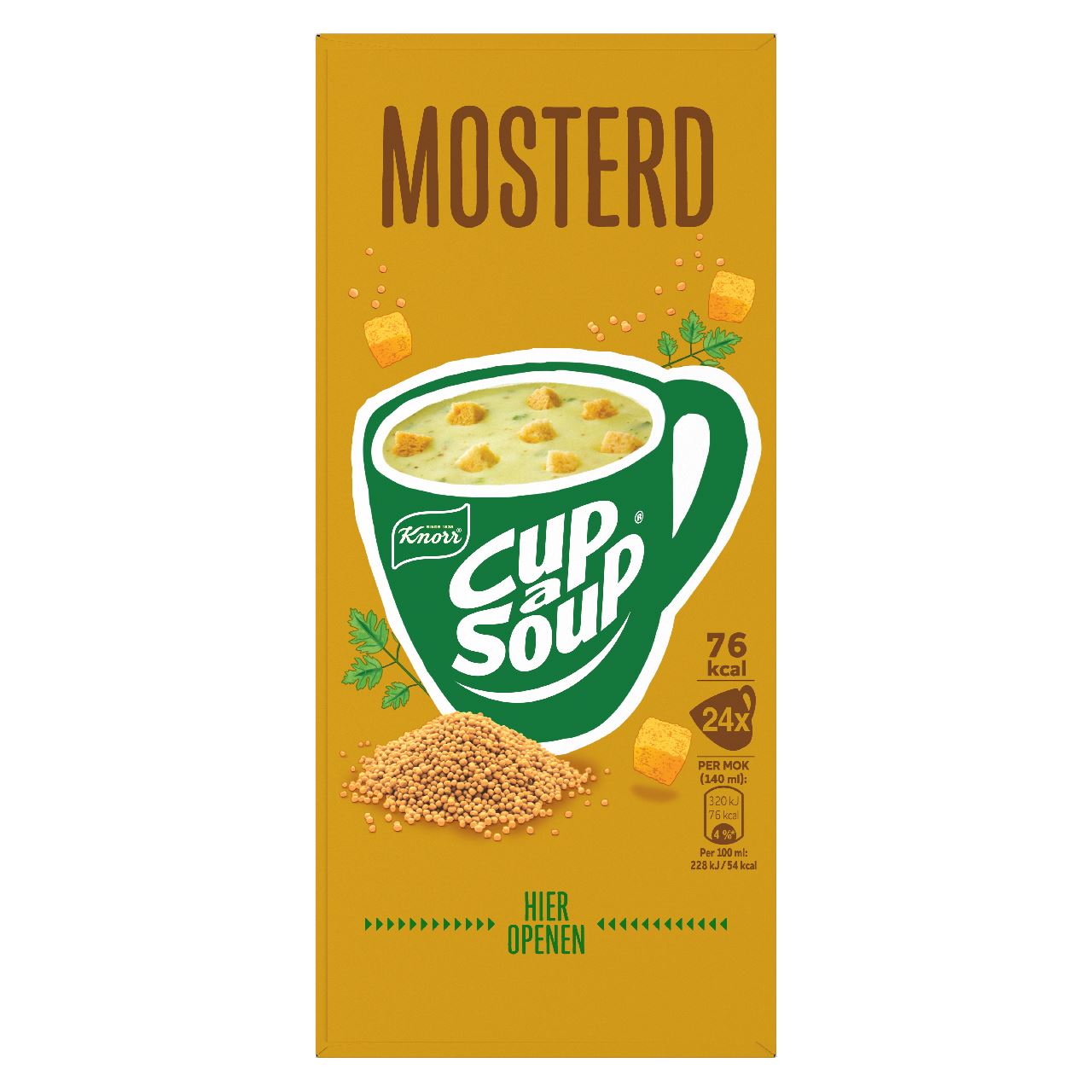 Knorr Cup-a-Soup Mosterd 24 x 140 ml 384 g