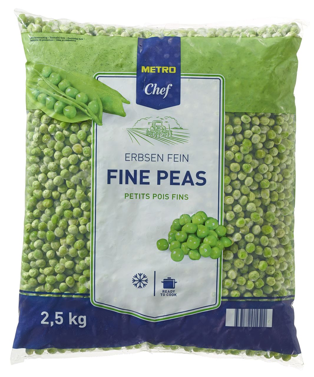 METRO Chef Erwten Fijn 4 x 2,5 kg