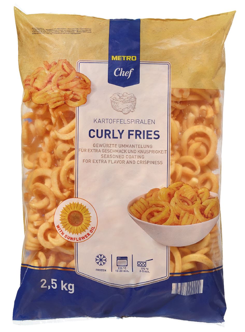 METRO Chef Curly Fries 2,5 kg