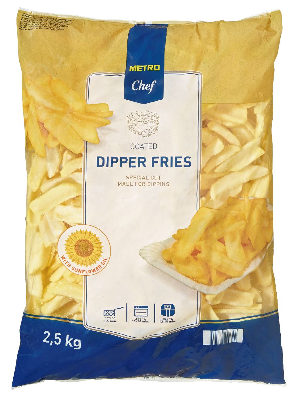 METRO Chef Extra-Coated Dippers 4 x 2,5 kg