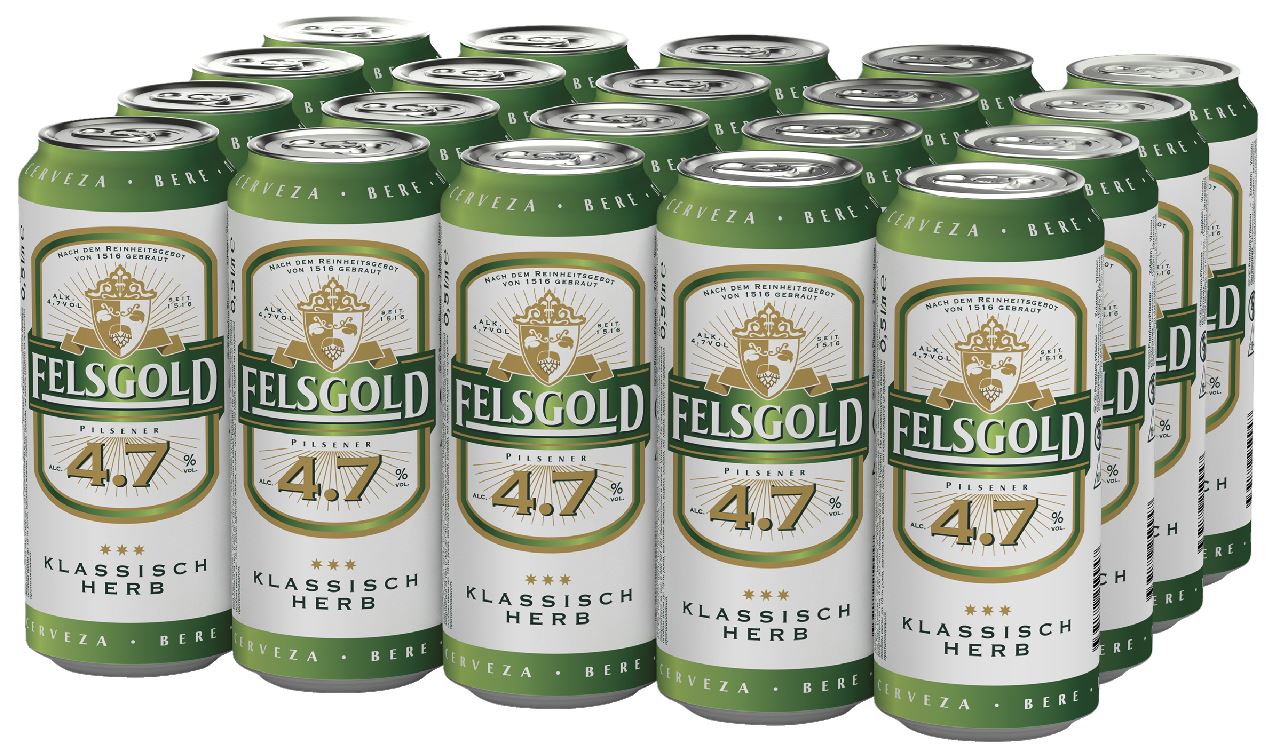 FELSGOLD blik 24 x 50 cl