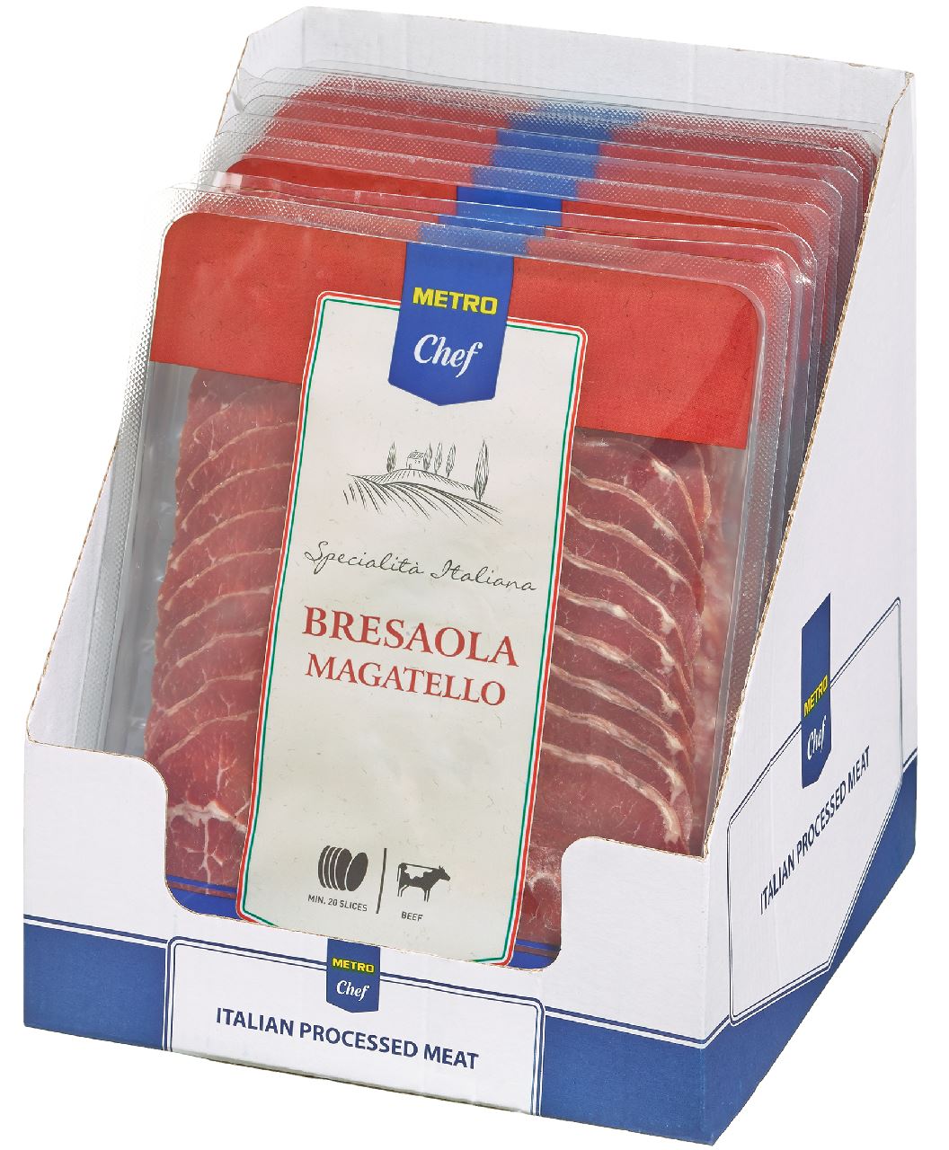 METRO Chef Bresaola Punta d'Anca 10 x 200 g