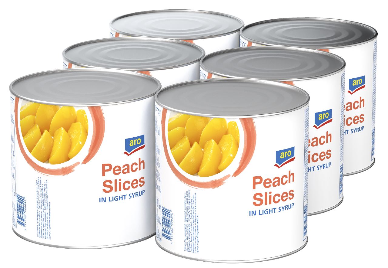 aro Perzik Schijfjes 6 x 2,65 l