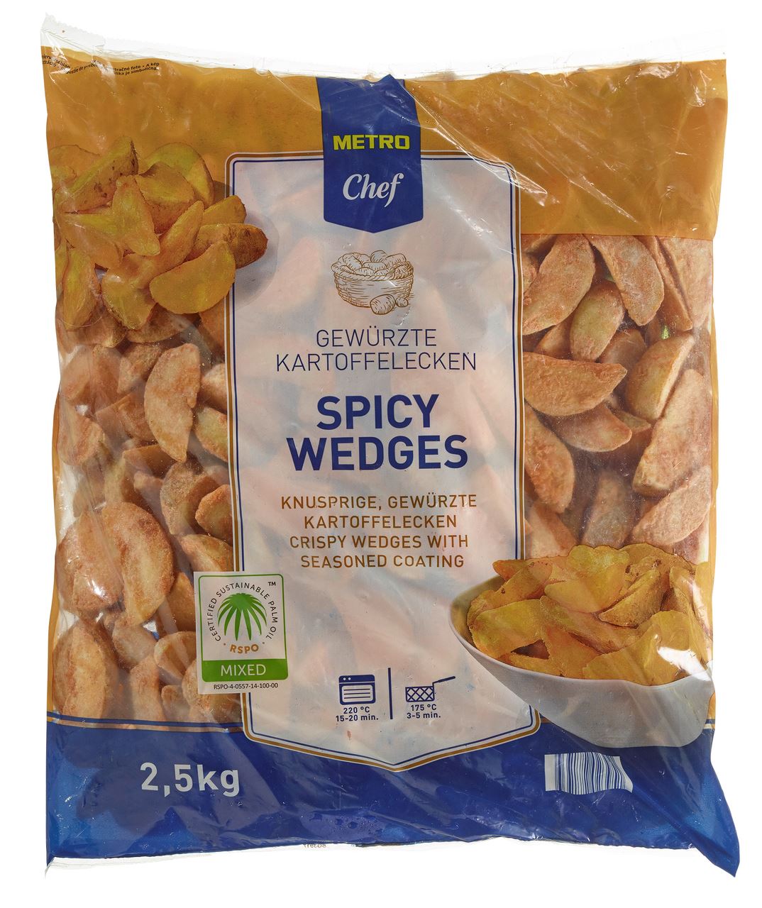 METRO Chef Spicy Wedges 2,5 kg