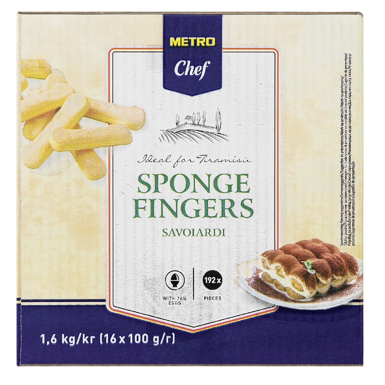 METRO Chef Italaanse Lange Vingers 1,6 kg