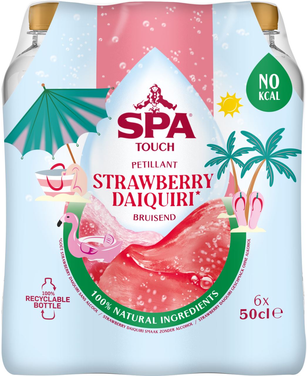 SPA Touch Mocktail Strawberry Daiquiri 6 x 50 cl