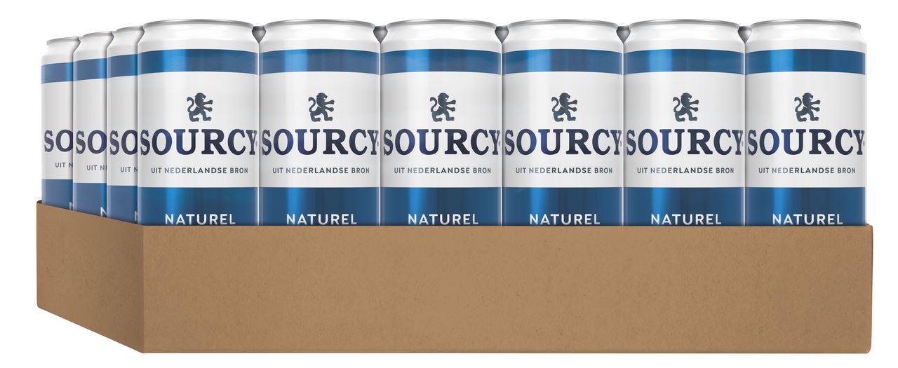 Sourcy Blauw blik 24 x 33 cl