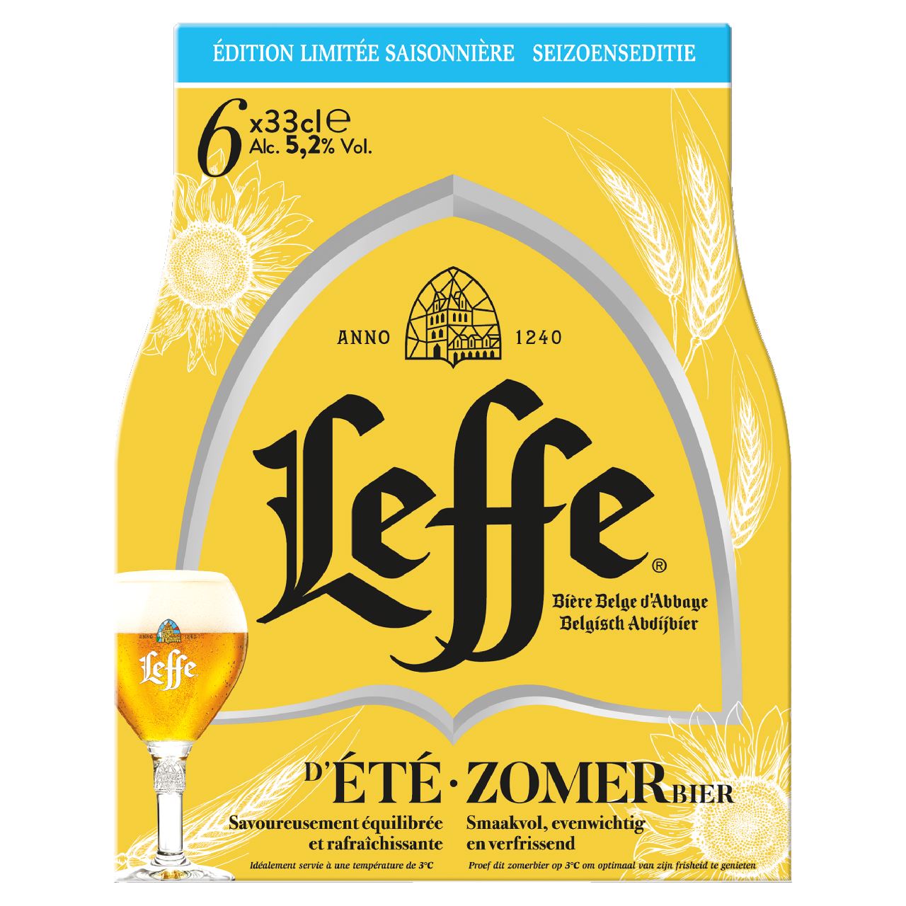 Leffe Zomer fles 6 x 33 cl
