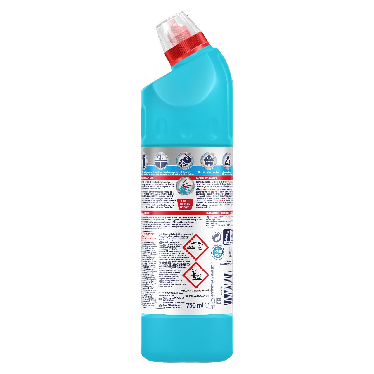 Glorix Bleek Eucalyptus 15 x 750 ml